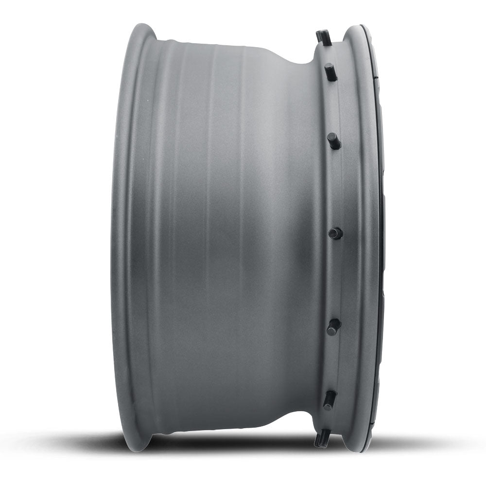 ICON Alloys Hammer Pro, Charcoal, 17 x 8.5 / 6 x 5.5, 25mm Offset, 5.75" BS