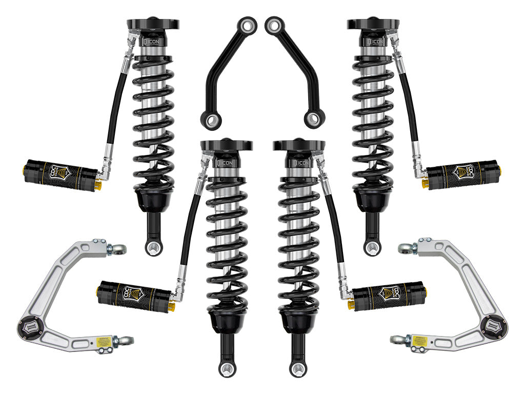 ICON 2021-2026 Chevrolet Tahoe & Suburban/2021-2026 GMC Yukon & Yukon XL, 2.5-3.25" Lift, Stage 4 Suspension System, Billet