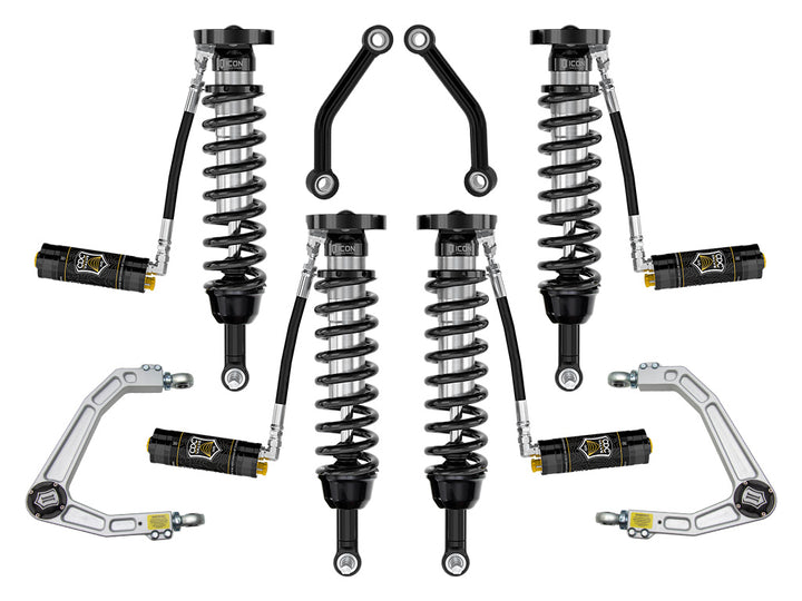 ICON 2021-2026 Chevrolet Tahoe & Suburban/2021-2026 GMC Yukon & Yukon XL, 2.5-3.25" Lift, Stage 4 Suspension System, Billet