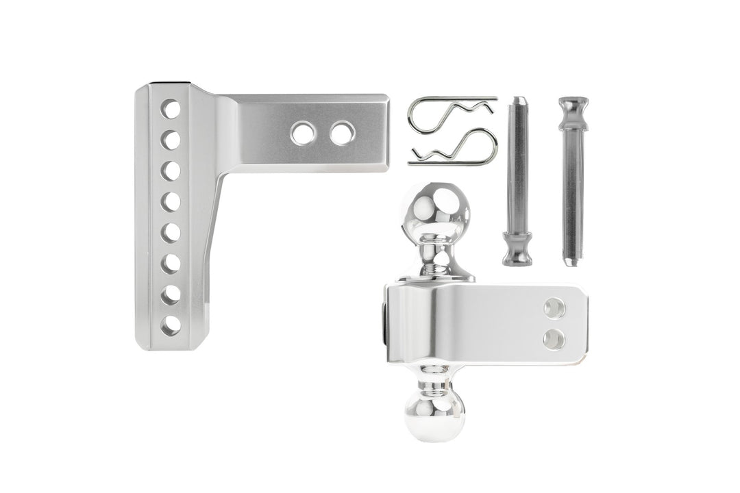 BulletProof 2.5" Aluminum Medium Duty 4" Drop/Rise Hitch