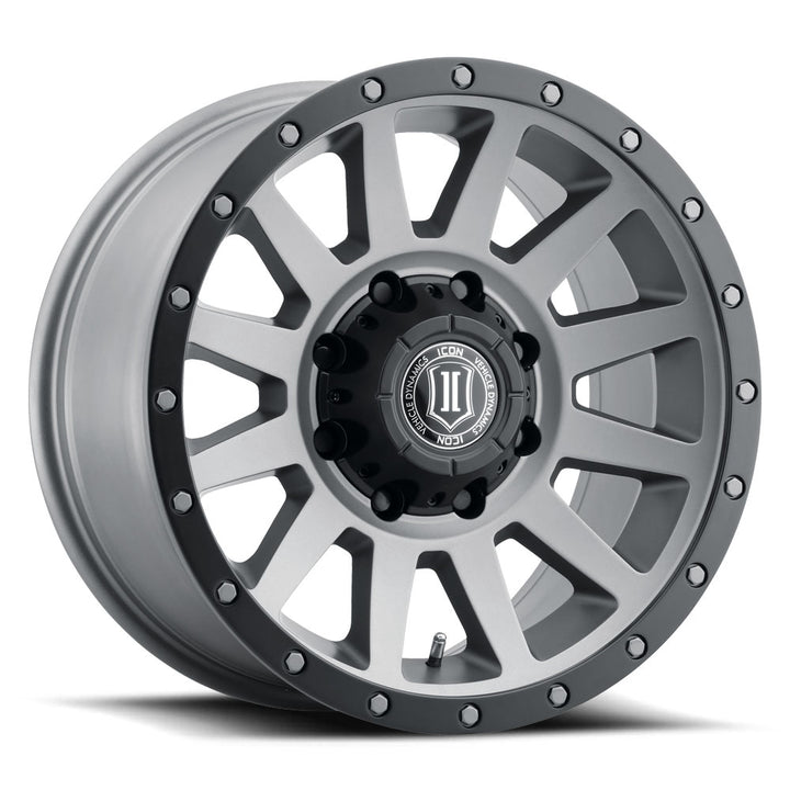 ICON Alloys Compression, Titanium HD, 18 x 9 / 8 x 180, 12mm Offset, 5.5" Backspace
