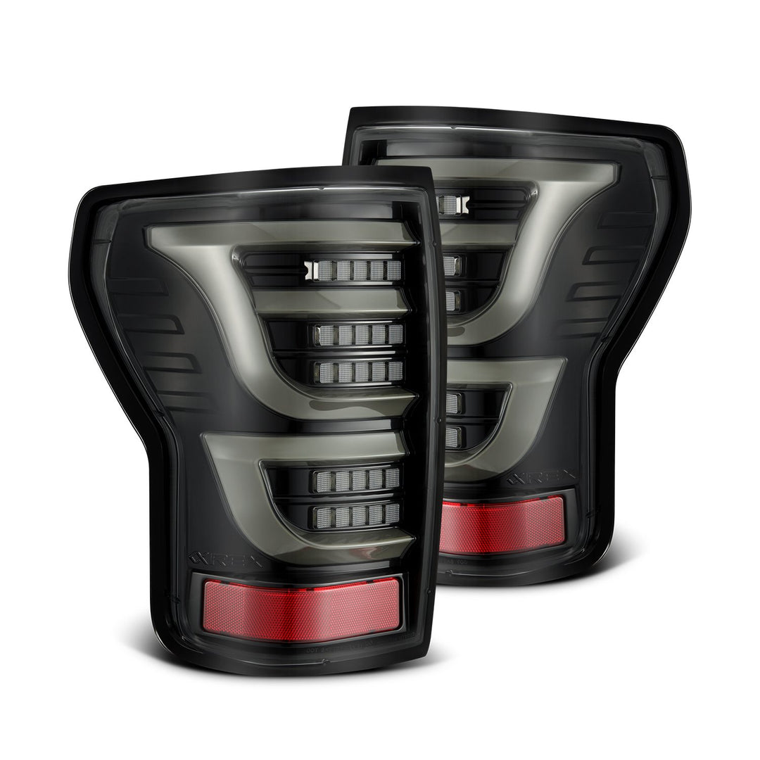 AlphaRex Luxx-Series LED Taillights Alpha-Black for Toyota Tundra (2007-2013)