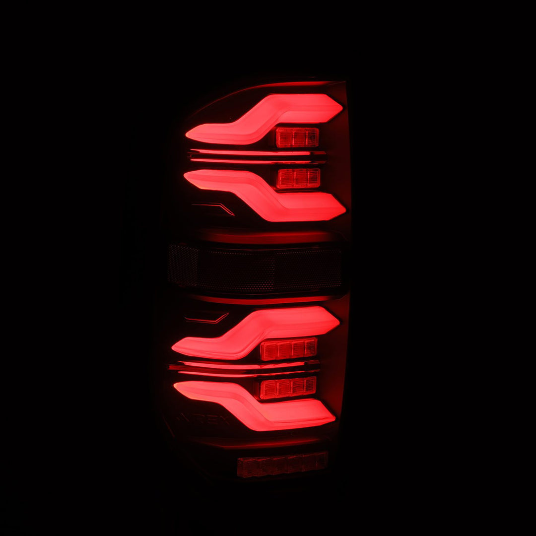 AlphaRex Luxx-Series LED Taillights Alpha-Black for Toyota Tundra (2014-2021)