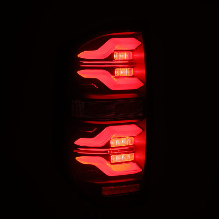 AlphaRex Luxx-Series LED Taillights Alpha-Black for Toyota Tundra (2014-2021)