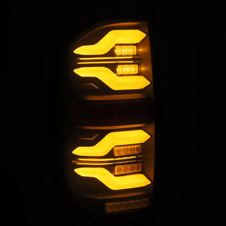 AlphaRex Luxx-Series LED Taillights Alpha-Black for Toyota Tundra (2014-2021)