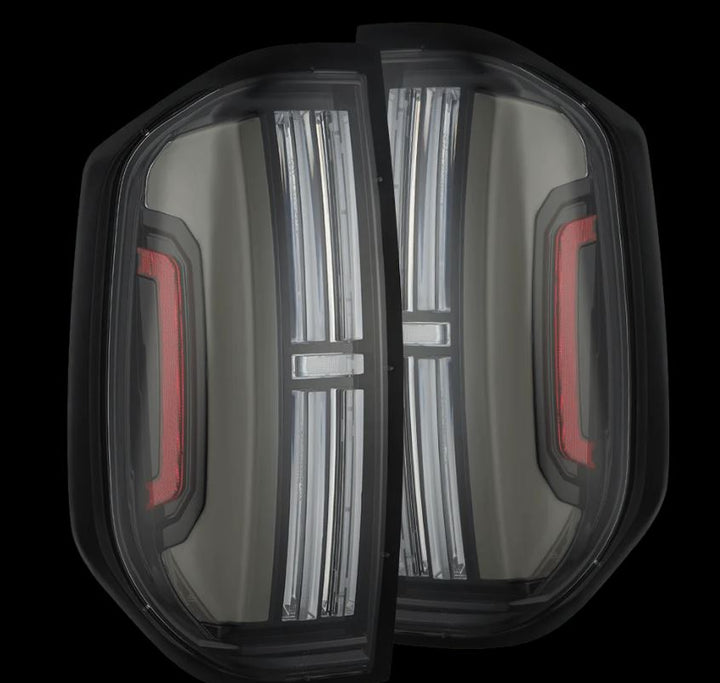 AlphaRex Prismatic LED Taillights for 2014-2021 Toyota Tundra in Black