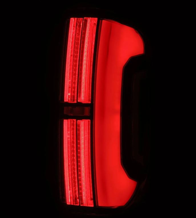 AlphaRex Prismatic LED Taillights for 2014-2021 Toyota Tundra in Black
