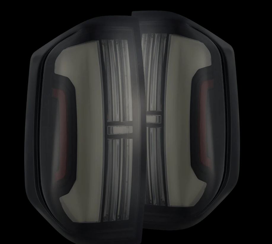 AlphaRex Prismatic LED Taillights for Toyota Tundra 2014-2021, Alpha Black