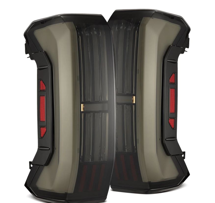 AlphaRex Prismatic LED Taillights for Toyota Tundra 2022-2024, Alpha Black