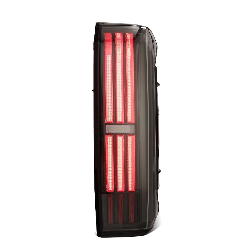 AlphaRex Prismatic LED Taillights for Toyota Tundra 2022-2024, Alpha Black