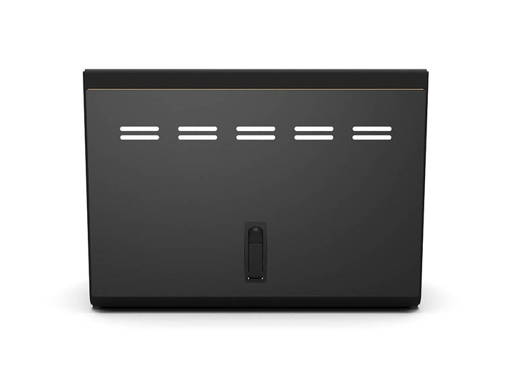 20" Shallow Upper Cabinet - Black - Black Door