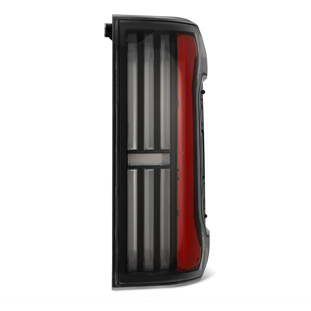 AlphaRex Prismatic LED Taillights Black-Red for 2024-2025 Toyota Tacoma | NOVA-Series