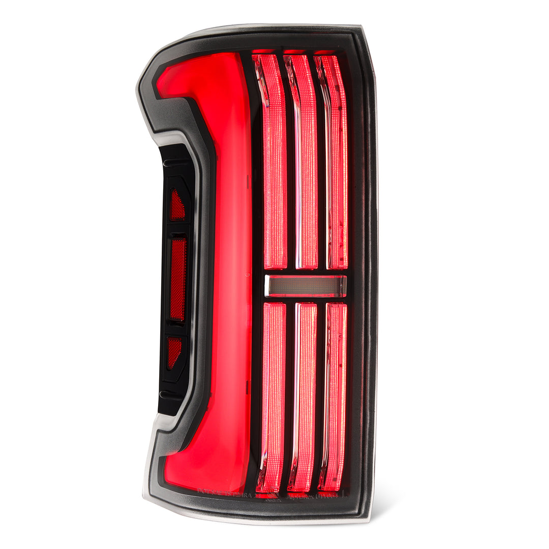 AlphaRex Prismatic LED Taillights Black-Red for 2024-2025 Toyota Tacoma | NOVA-Series
