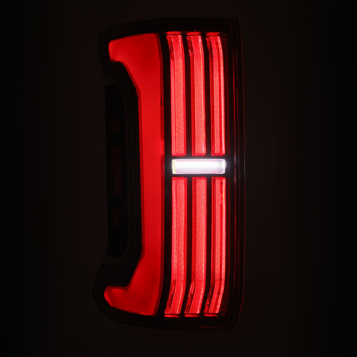 AlphaRex Prismatic LED Taillights Black-Red for 2024-2025 Toyota Tacoma | NOVA-Series