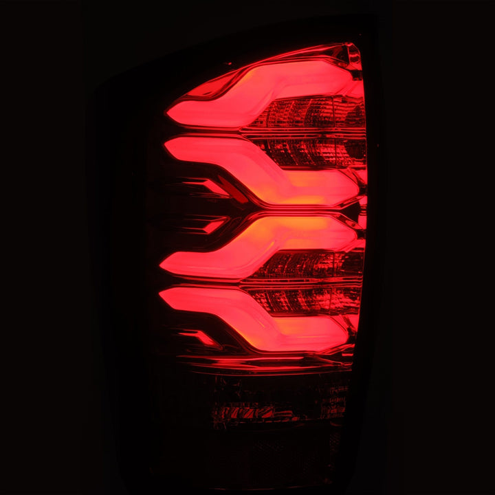 AlphaRex LED Taillights Jet Black for Toyota Tacoma (2016-2023)
