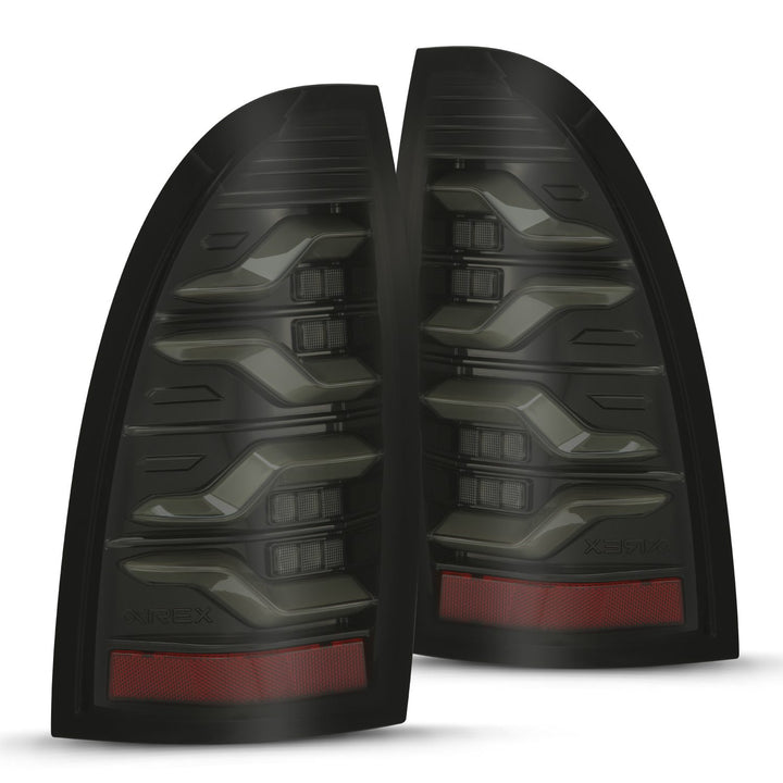 AlphaRex Luxx-Series LED Taillights Alpha-Black for Toyota Tacoma (2005-2015)