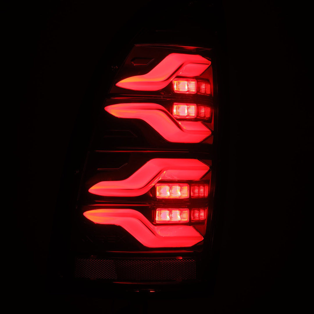 AlphaRex Luxx-Series LED Taillights Alpha-Black for Toyota Tacoma (2005-2015)