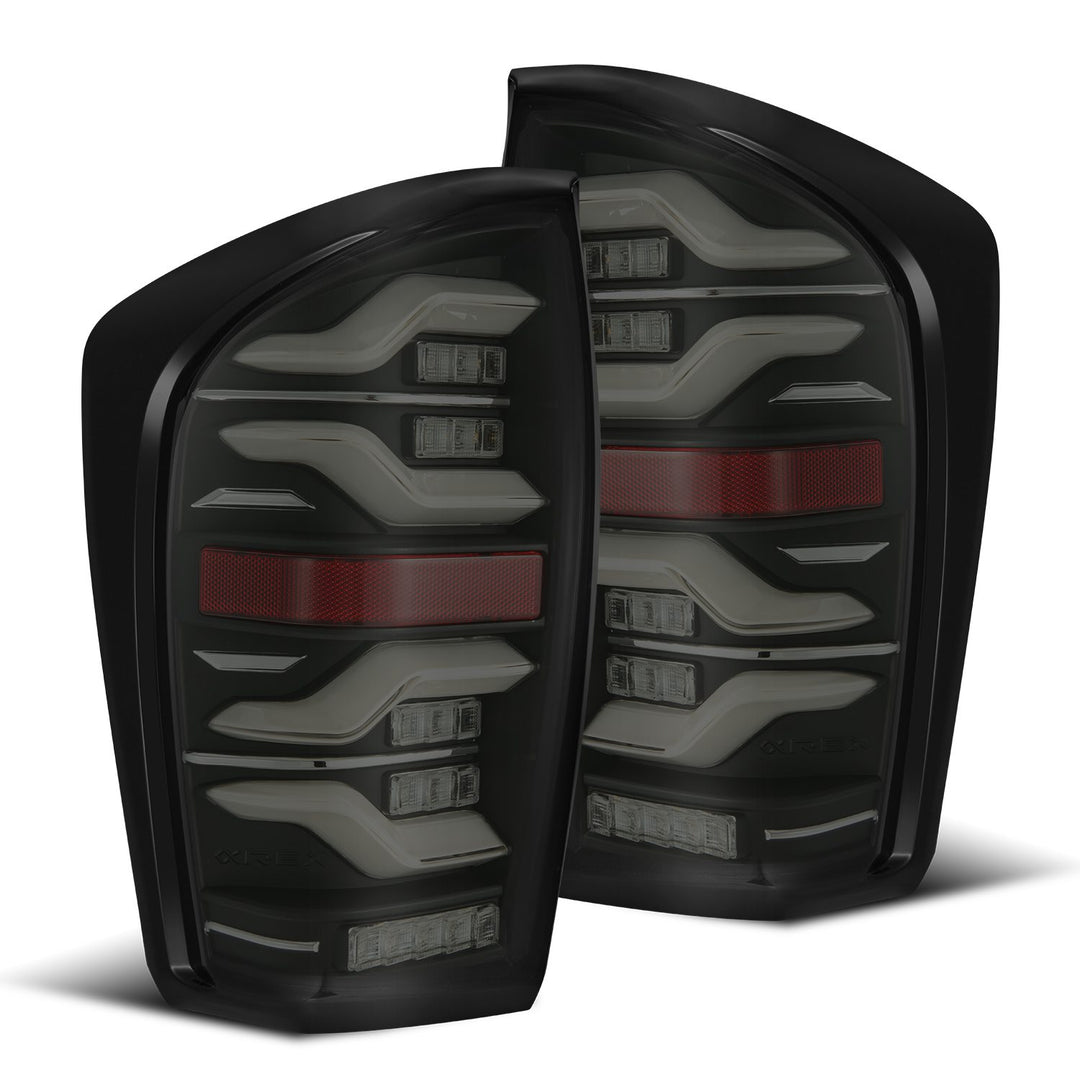 AlphaRex LED Taillights Black for Toyota Tacoma (2016-2023)