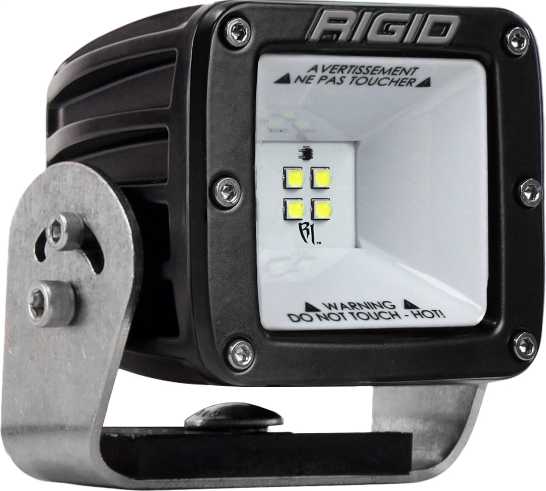 RIGID Industries 681513 2X2 115 Degree DC LED Scene Light with Surface Mount and Black Housing