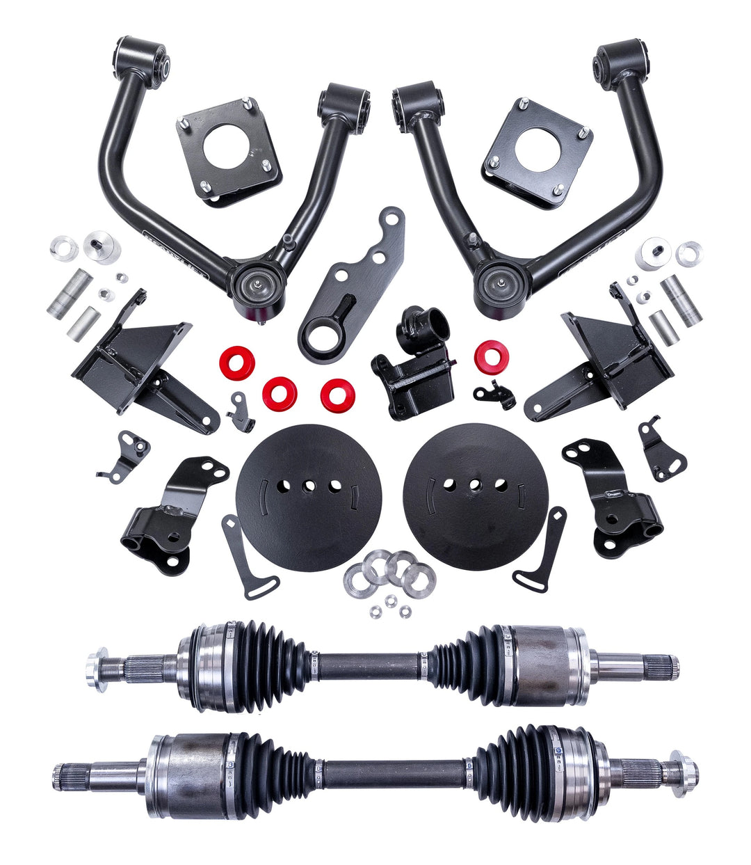 ReadyLift 69-52331 Suspension Lift Kit for 2022-2025 Toyota Tundra – 3-Inch Front and 1.5-Inch Rear Spacer Lift, Black Finish