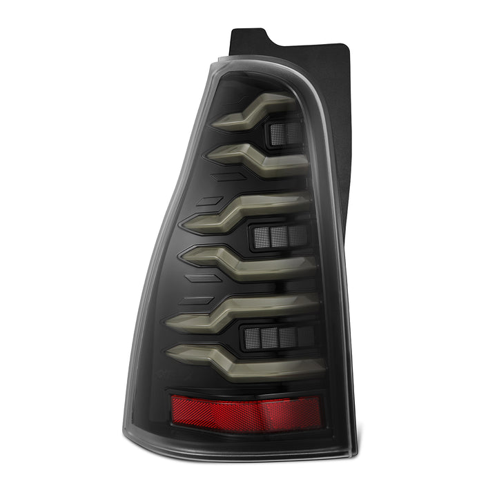 AlphaRex Luxx-Series LED Taillights for Toyota 4Runner 2003-2009, Alpha-Black