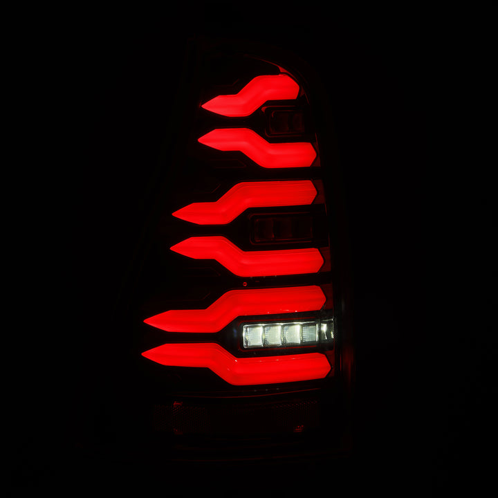 AlphaRex Luxx-Series LED Taillights for Toyota 4Runner 2003-2009, Alpha-Black