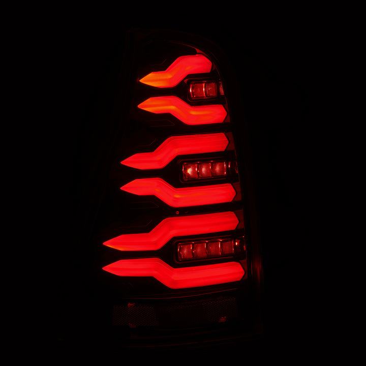 AlphaRex Luxx-Series LED Taillights for Toyota 4Runner 2003-2009, Alpha-Black