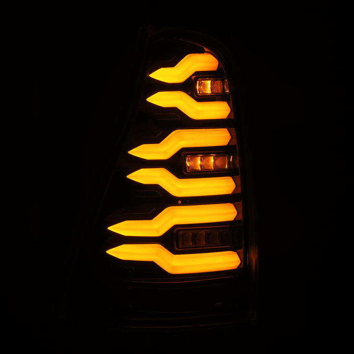 AlphaRex Luxx-Series LED Taillights for Toyota 4Runner 2003-2009, Alpha-Black