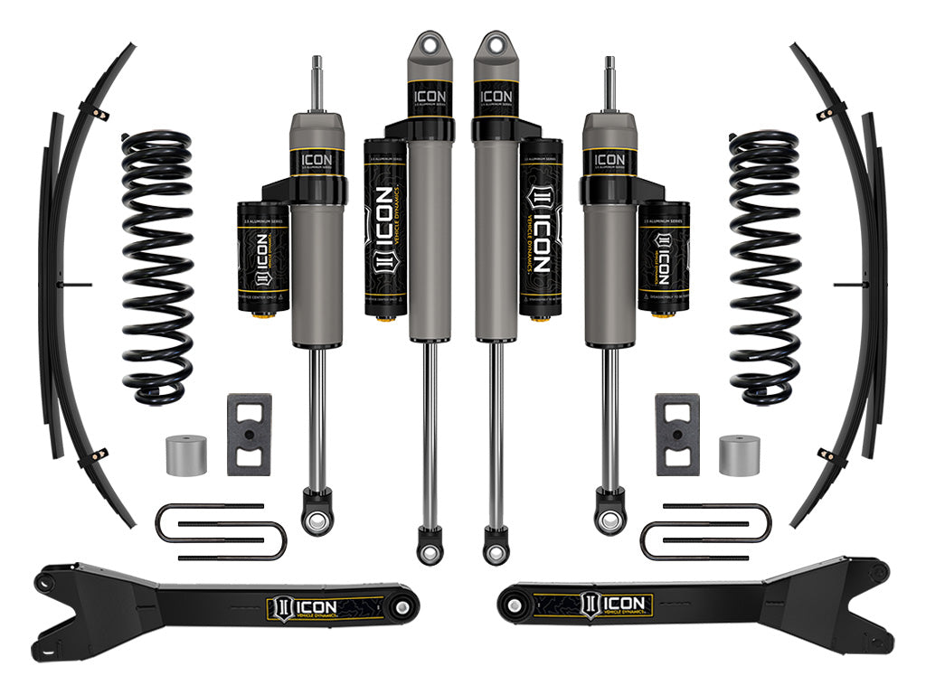 ICON 2023-2026 Ford F-250/F-350 Super Duty 4WD, Gas, 2.5" Lift, Stage 2 Suspension System w/ Radius Arms and Expansion Packs