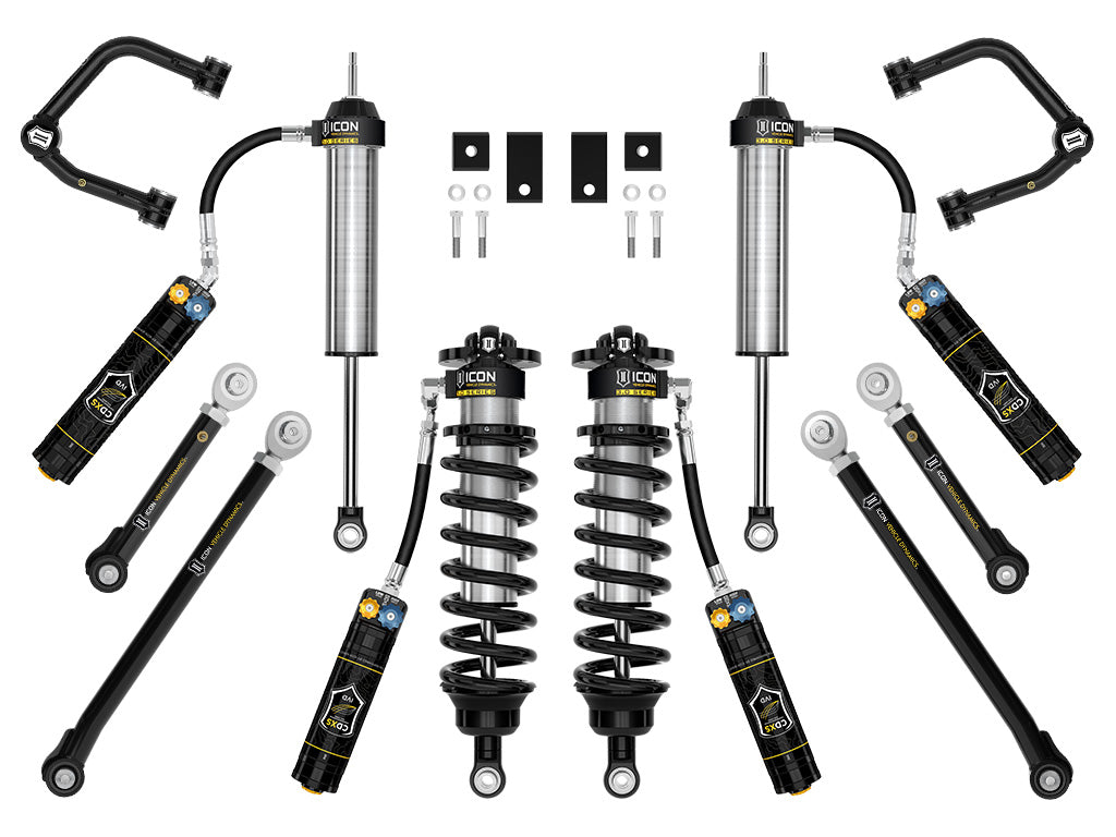 ICON 2022-2026 Toyota Tundra, 2-3.25" Lift, Stage 2, 3.0 Suspension System, Tubular, CDXS