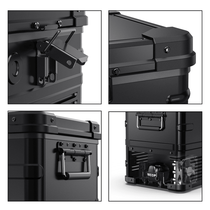 ICECO APL35 Dual Zone Aluminum 12V Portable Fridge Freezer - Black by Inca Overland Outfitters | KOVA Offroad