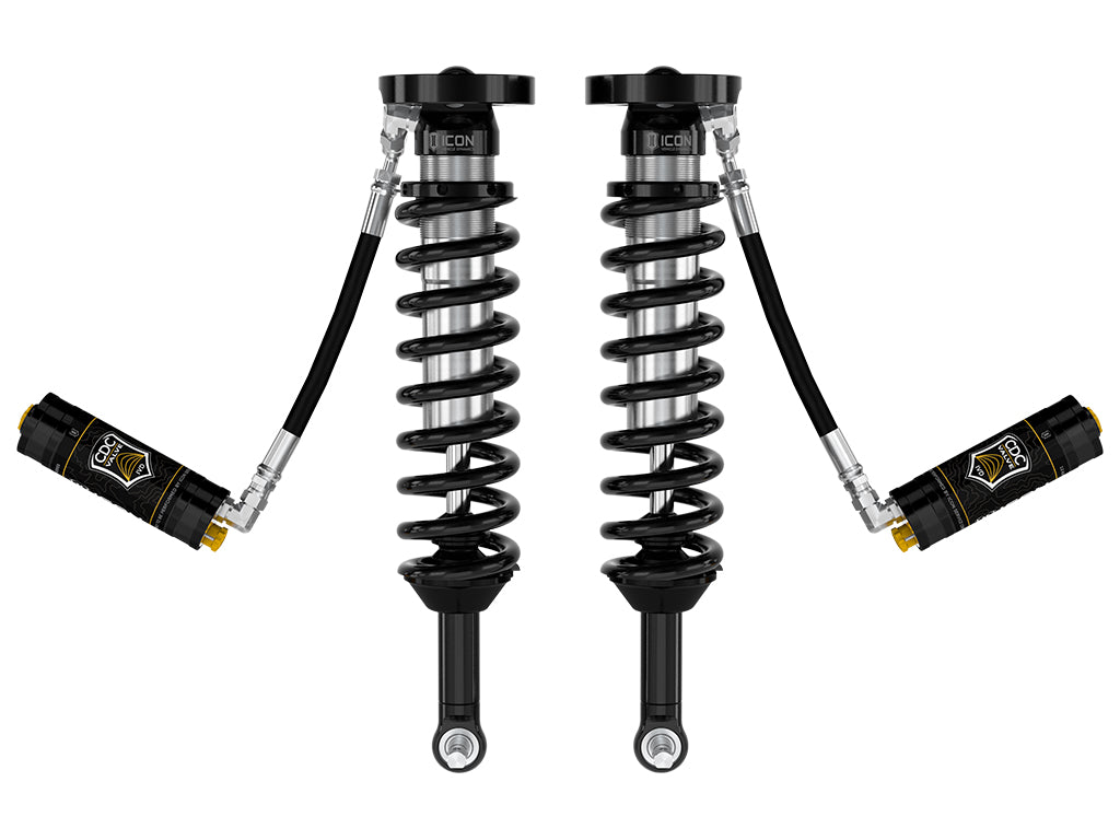 ICON 2023-2026 GMC Canyon/Chevrolet Colorado Trail Boss & ZR2, 2.5 Series Coilover Kit, Remote Reservoir w/ CDCV