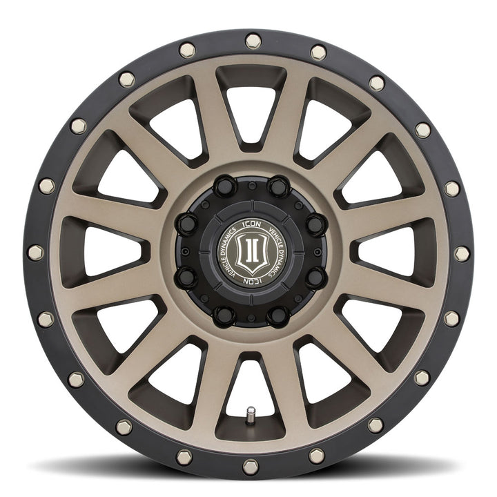 ICON Alloys Compression HD, Bronze, 18 x 9 / 8 x 170, 6mm Offset, 5.25" Backspace