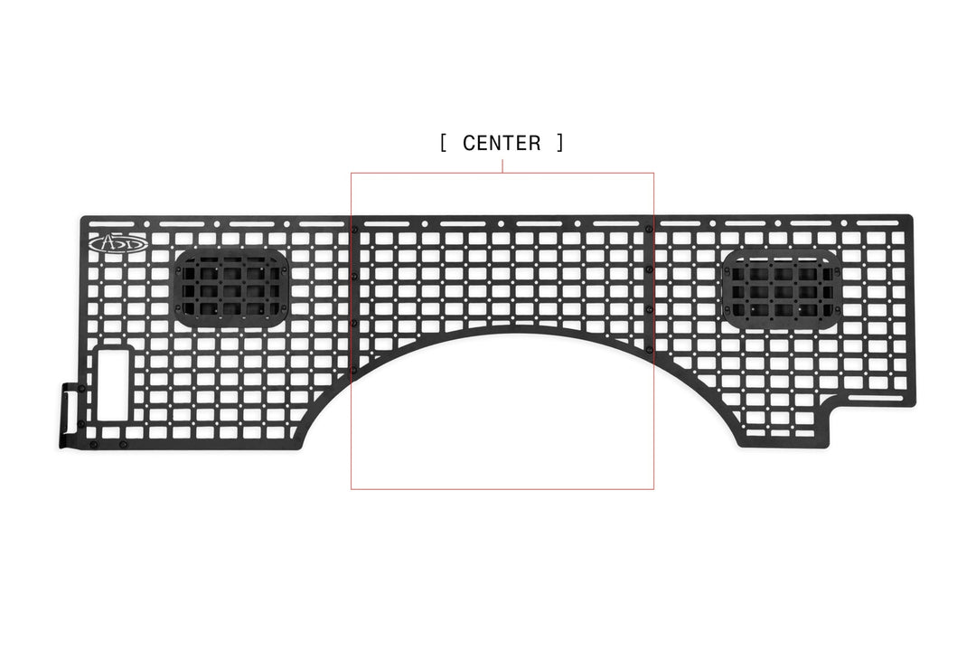 2023-2026 Ford Super Duty Bed Side Molle Panels Passenger Full Kit