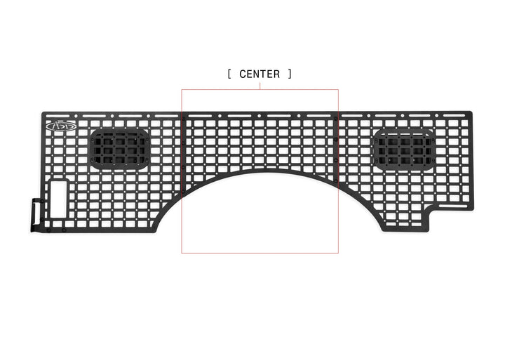 2023-2026 Ford Super Duty Bed Side Molle Panels Passenger Full Kit