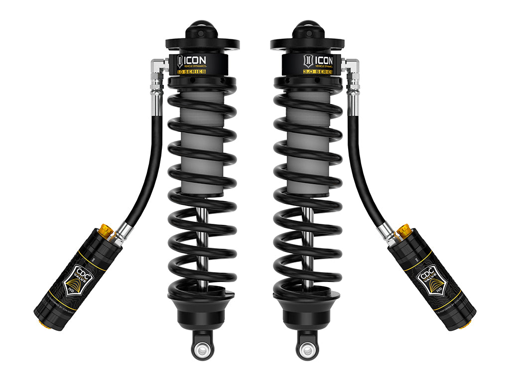 ICON 2005-2026 Ford F-250/F-350 Super Duty 4WD, 4-5.5” Lift, Front, V.S. 3.0 Series Coilover Conversion Kit, Remote Reservoir w/ CDCV