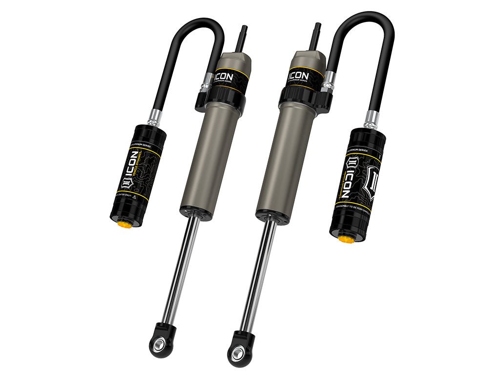ICON 2014-2026 Ram 2500/2013-2026 Ram 3500, 2.5” Lift, Front, V.S. 2.5 Aluminum Series Shock Absorbers, Remote Reservoir, Pair