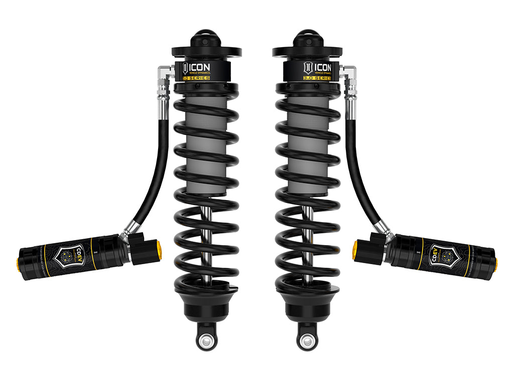 ICON 2017-2026 Ford F-250/F-350 Super Duty 4WD, 4-5.5” Lift, Front, V.S. 3.0 Series Coilover Conversion Kit, Remote Reservoir w/ CDEV