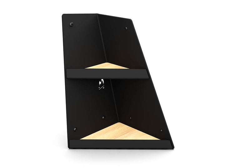 Right Hand Shallow Angled Shelf - Black