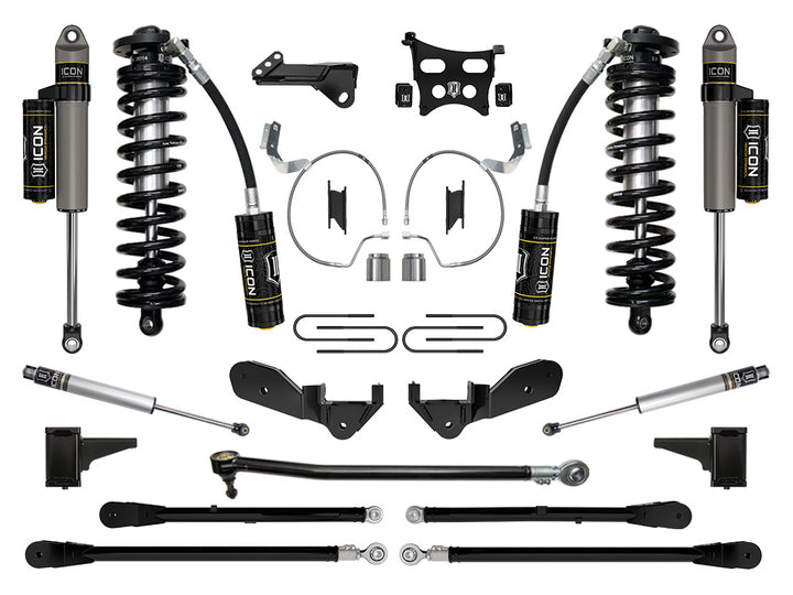 ICON 2023-2026 Ford F-250/F-350 Super Duty 4WD, 4-5.5" Lift, Stage 6 Coilover Conversion System