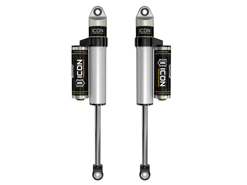 ICON 2001-Up GM 2500/3500 HD, 6-8” Lift, Rear 2.5 VS Piggyback Res Shocks, Pair