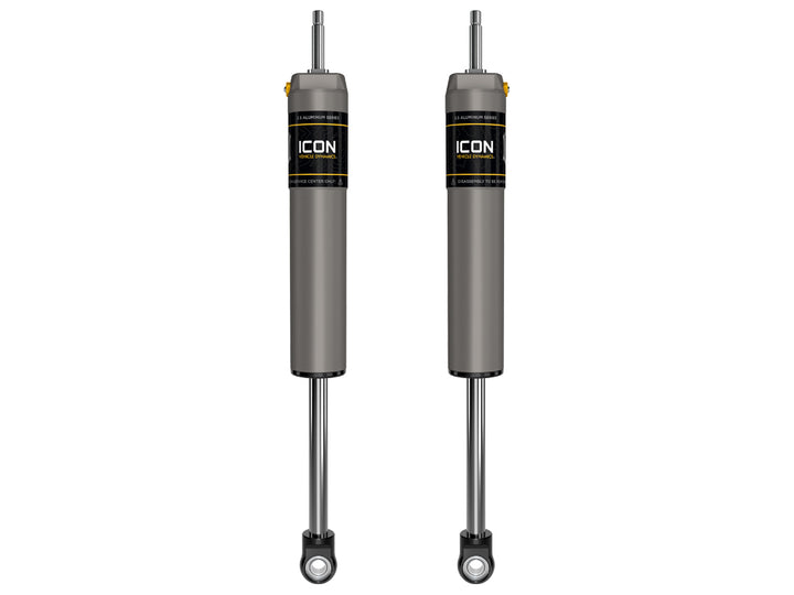 ICON 2023-2026 Ford F-250/F-350 Super Duty 4WD, 4.5” Lift, Front, V.S. 2.5 Aluminum Series Shock Absorbers, Internal Reservoir, Pair