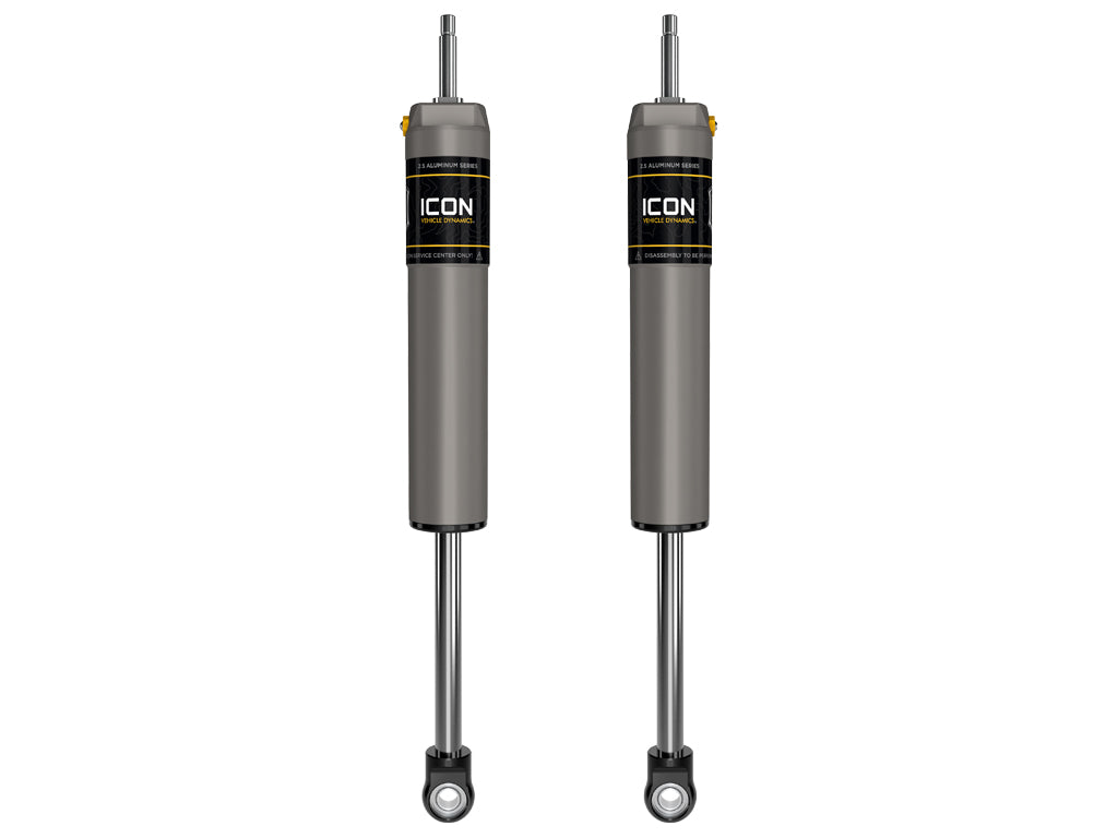 ICON 2005-2026 Ford F-250/F-350 Super Duty 4WD, 7” Lift, Front, V.S. 2.5 Aluminum Series Shock Absorbers, Internal Reservoir, Pair