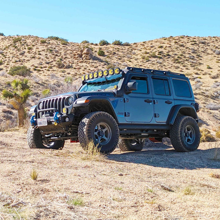 KC HiLiTES Bracket Set for 50 Inch Overhead Light Bar - Jeep Wrangler JL 2021+ (Hybrid Models Only)