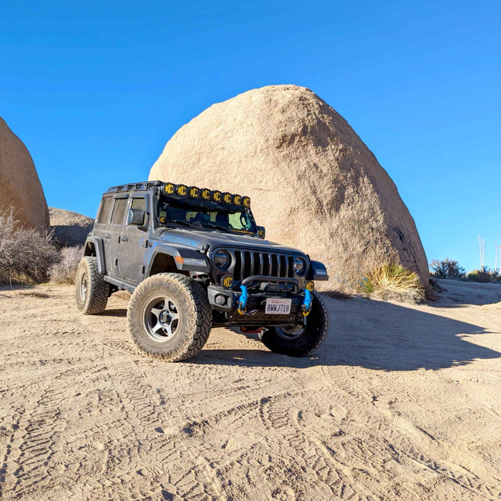 KC HiLiTES Bracket Set for 50 Inch Overhead Light Bar - Jeep Wrangler JL 2021+ (Hybrid Models Only)