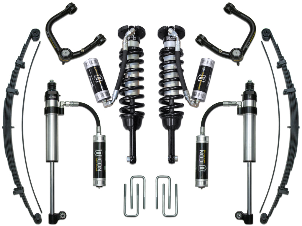 ICON 2005-2015 Toyota Tacoma 0-3.5" Lift/2016-2023 Tacoma 0-2.75" Lift, Stage 8 Suspension System, Tubular