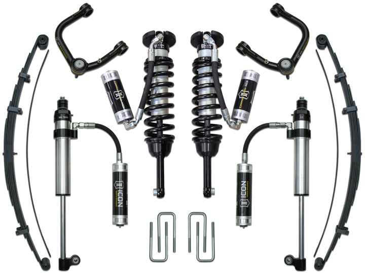 ICON 2005-2015 Toyota Tacoma 0-3.5" Lift/2016-2023 Tacoma 0-2.75" Lift, Stage 8 Suspension System, Tubular