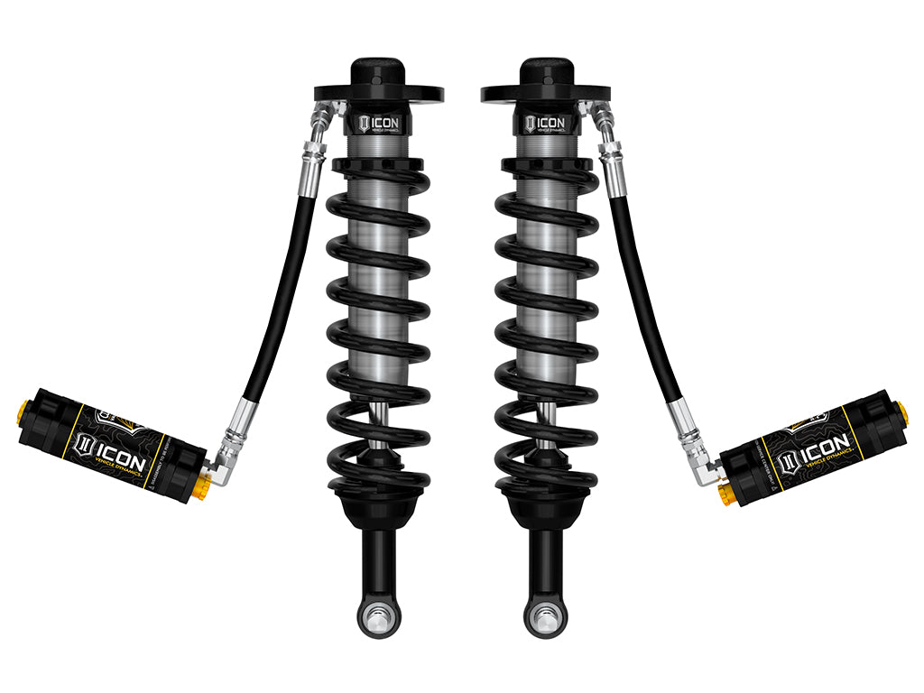 ICON 2021-2026 Ford F-150 2WD, 0-3" Lift, Front, V.S. 2.5 Series Coilovers, Extended Travel, Remote Reservoir w/ CDCV, Pair