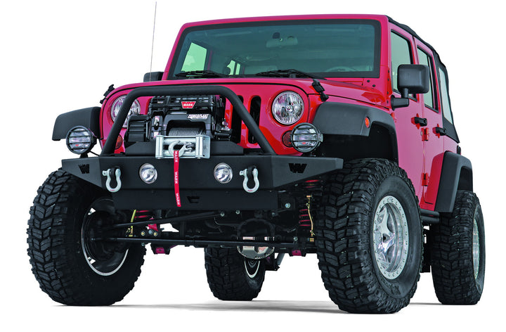 Warn Foot Down Winch Mounting Plate Kit for Jeep TJ and LJ Models
