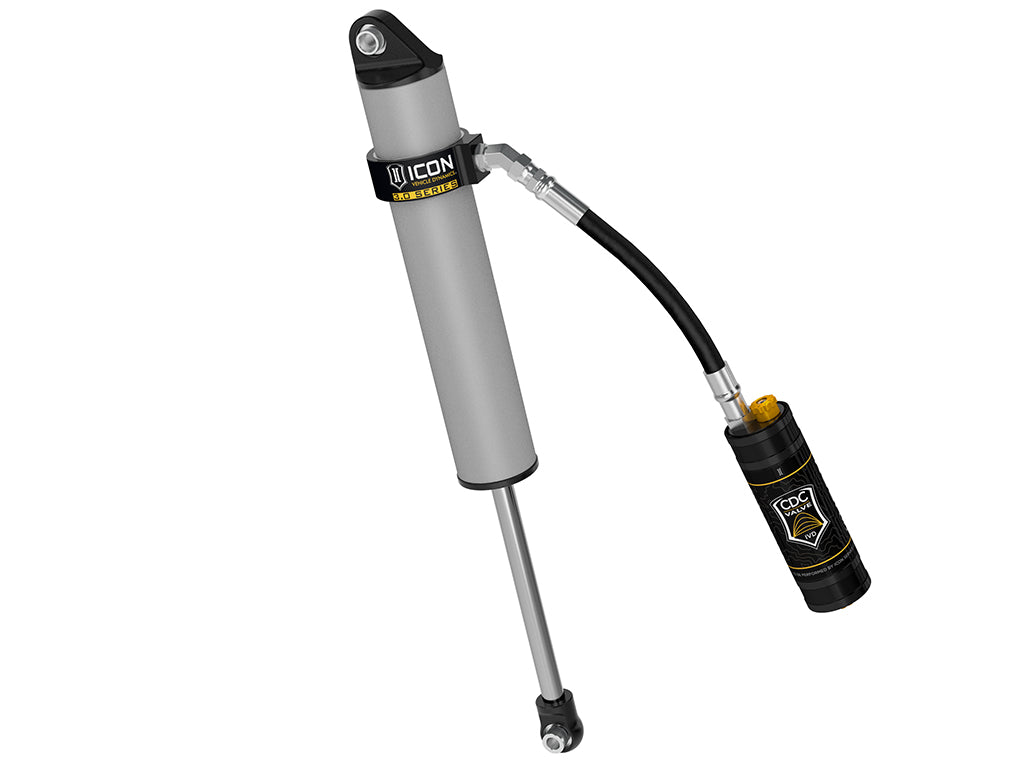 ICON 2005-2026 Ford Super Duty, 0-3” Lift, Rear, V.S. 3.0 Series Shock Absorbers, Remote Reservoir w/ CDCV, Pair